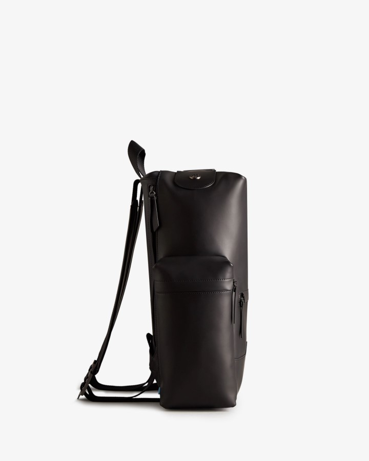 Mochila Hunter Top Clip - Cuero Engomado Negro