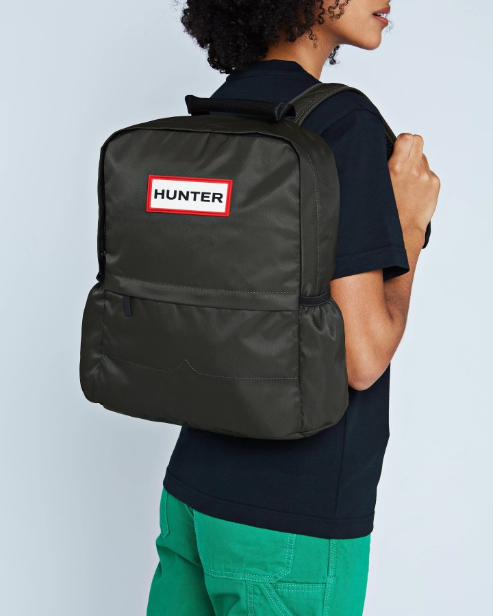 Mochila Hunter De Nailon Verde Oliva Oscuro