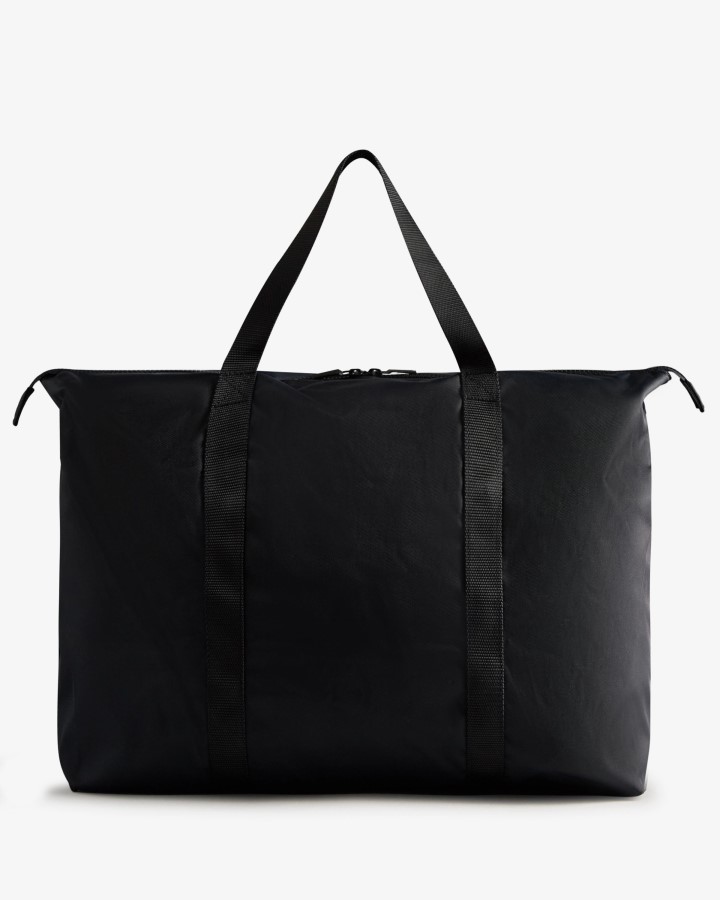 Bolsa De Fin De Semana De Nailon Hunter Negra