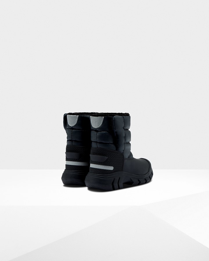 Botas De Nieve Con Aislamiento Hunter Para Niños Pequeños (18 Meses-6 Años) Negras
