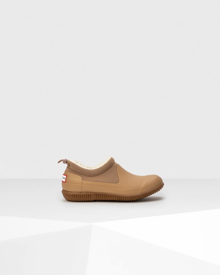 Zapato De Piel De Oveja Vegana Con Aislamiento Para Mujer De Hunter, Marrón Rojizo