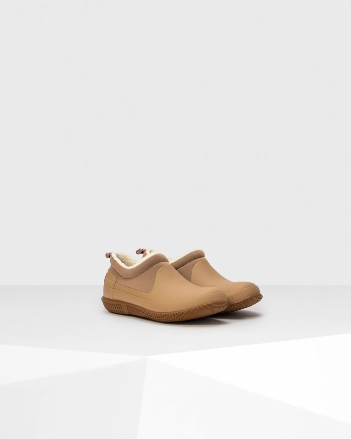 Zapato De Piel De Oveja Vegana Con Aislamiento Para Mujer De Hunter, Marrón Rojizo