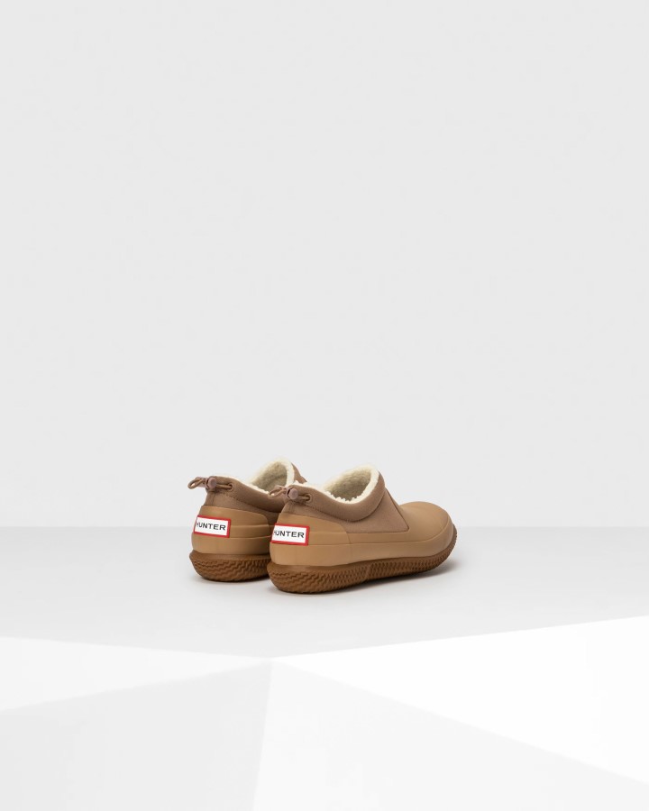 Zapato De Piel De Oveja Vegana Con Aislamiento Para Mujer De Hunter, Marrón Rojizo