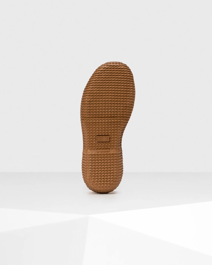 Zapato De Piel De Oveja Vegana Con Aislamiento Para Mujer De Hunter, Marrón Rojizo