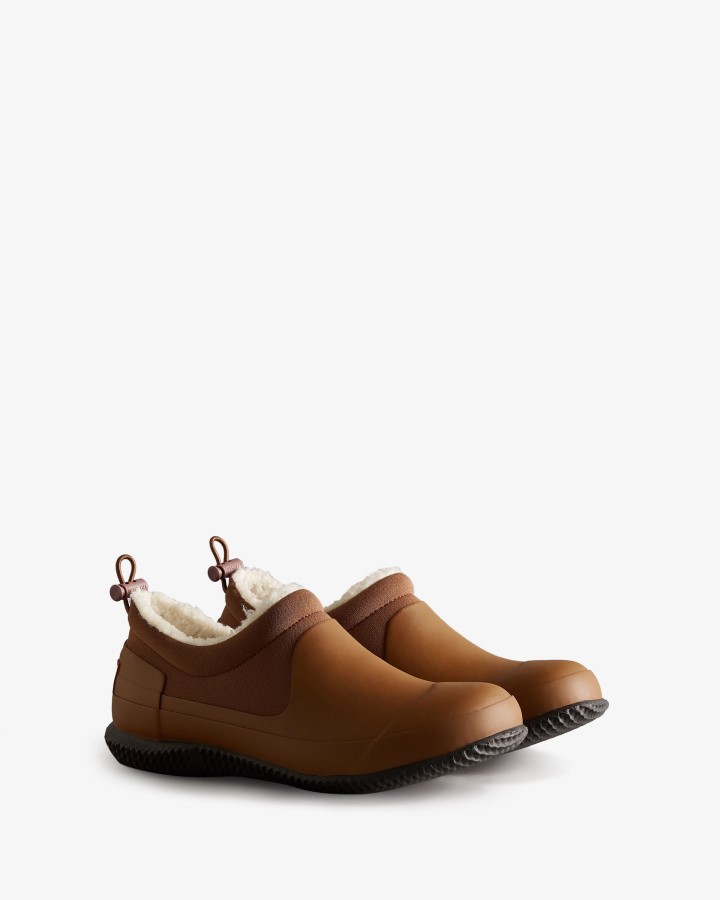 Hunter Zapato De Piel De Oveja Vegana Con Aislamiento Para Mujer, Marrón Matorral