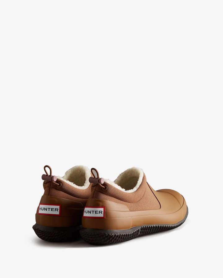 Hunter Zapato De Piel De Oveja Vegana Con Aislamiento Para Mujer, Marrón Matorral