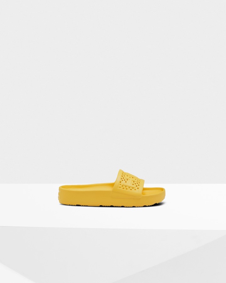 Chanclas Moldeadas Ligeras De Mujer Hunter Amarillo Girasol