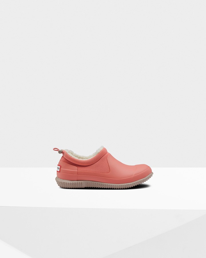 Zapato De Piel De Oveja Vegana Con Aislamiento Para Mujer Hunter Rosa Hibisco