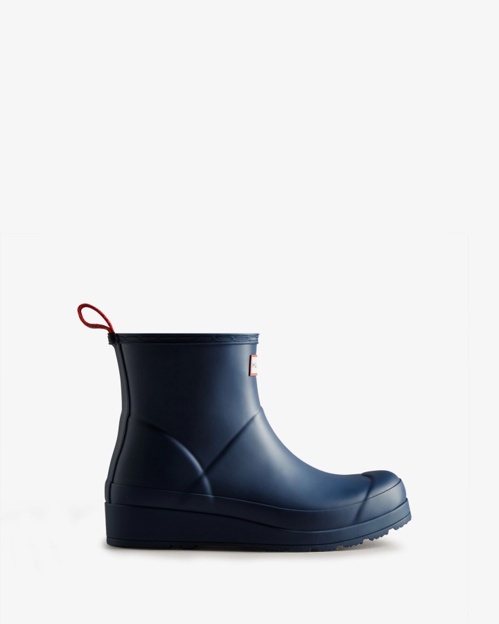 Botas De Agua Cortas Hunter Play Para Mujer Kerhuelen Azul Marino