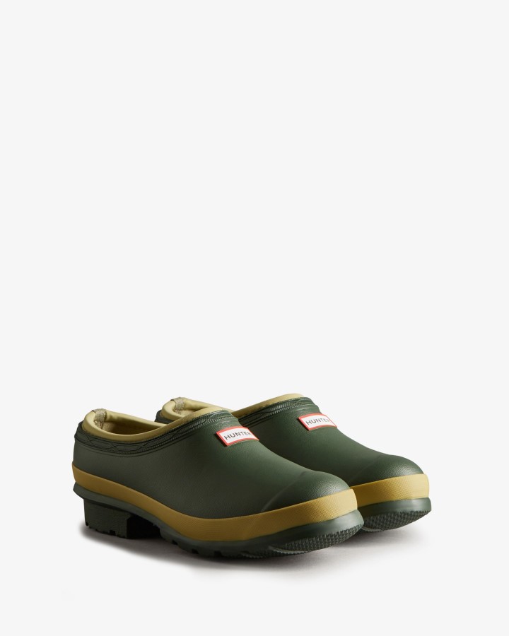 Zuecos Jardinero Mujer Hunter Verde Vintage