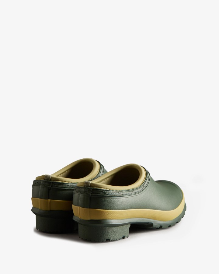 Zuecos Jardinero Mujer Hunter Verde Vintage