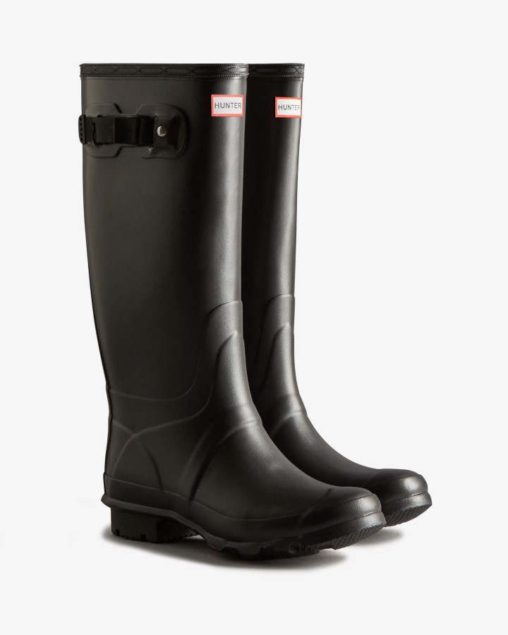 Botas De Agua De Pierna Ancha Huntress Para Mujer Hunter Negro