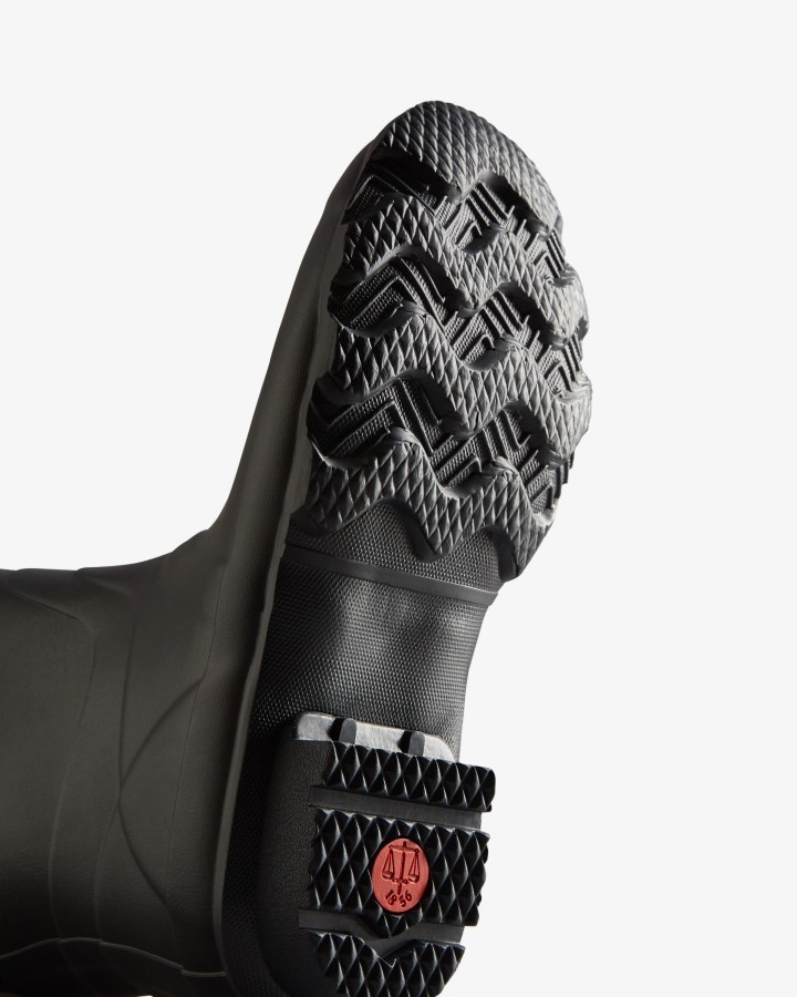 Botas De Lluvia De Pierna Ancha Hunter Huntress Para Mujer Azul Marino