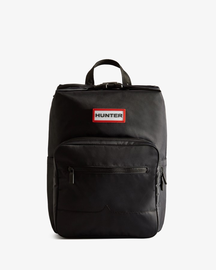 Mochila Hunter Nylon Pioneer Top Clip Negra