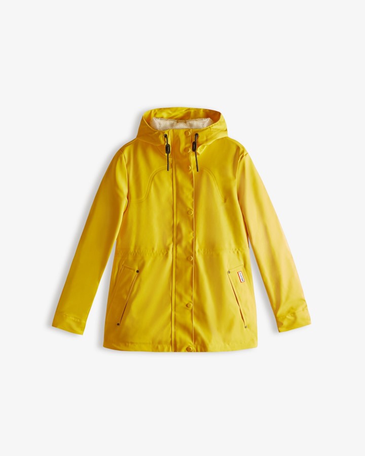 Cazadora Impermeable Ligera Mujer Hunter Amarilla