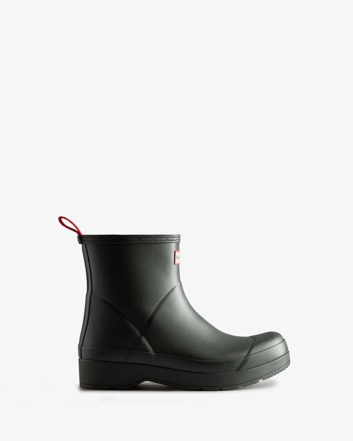 Hunter - Botas De Agua Cortas Para Hombre, Color Verde Musgo ártico