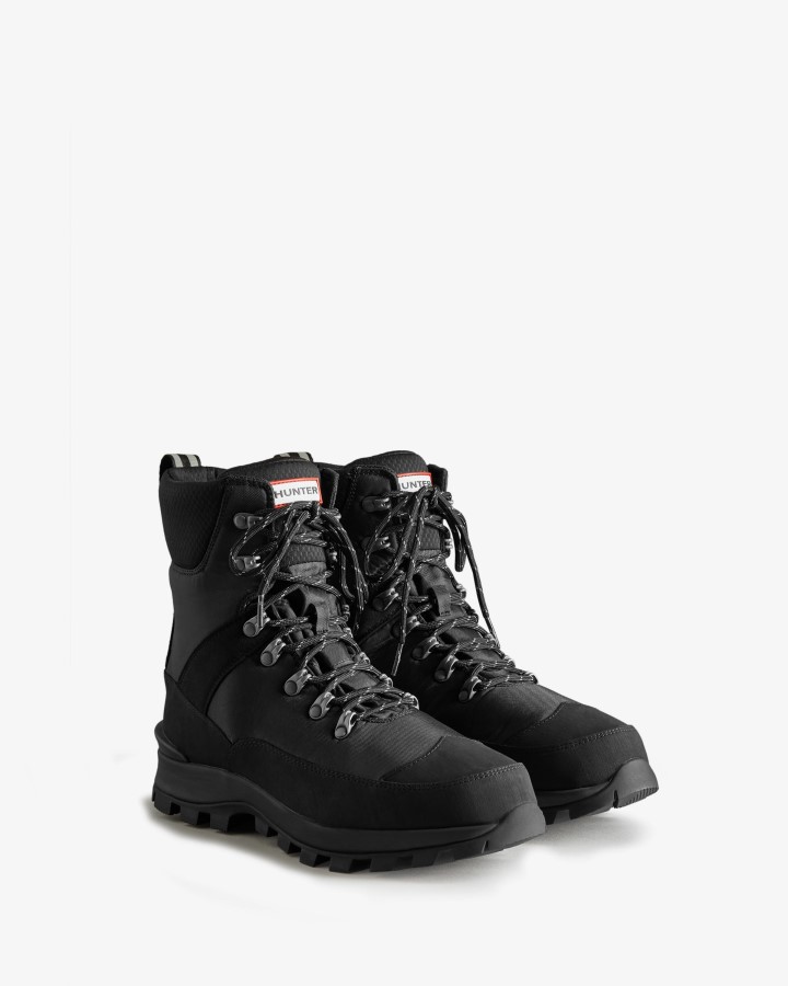 Hunter Botas De Comando De Poliéster Reciclado Con Aislamiento Para Hombre Negras