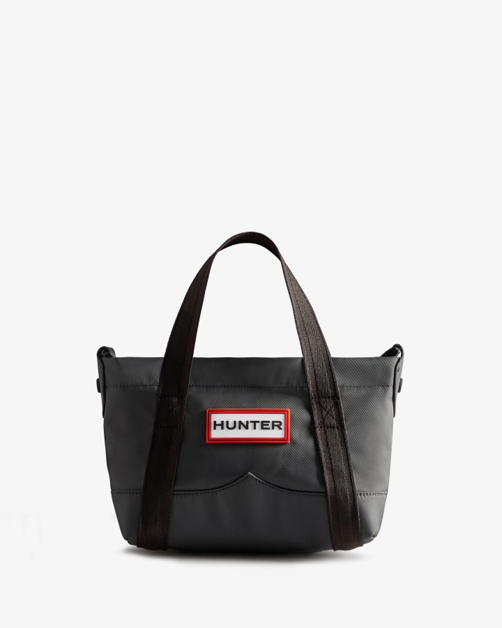 Bolso Tote Mini Con Clip En La Parte Superior De Hunter Azul Marino