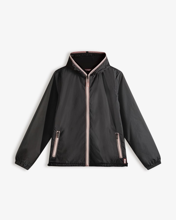 Chaqueta Plegable Ligera Reciclada De Hombre Hunter Negra
