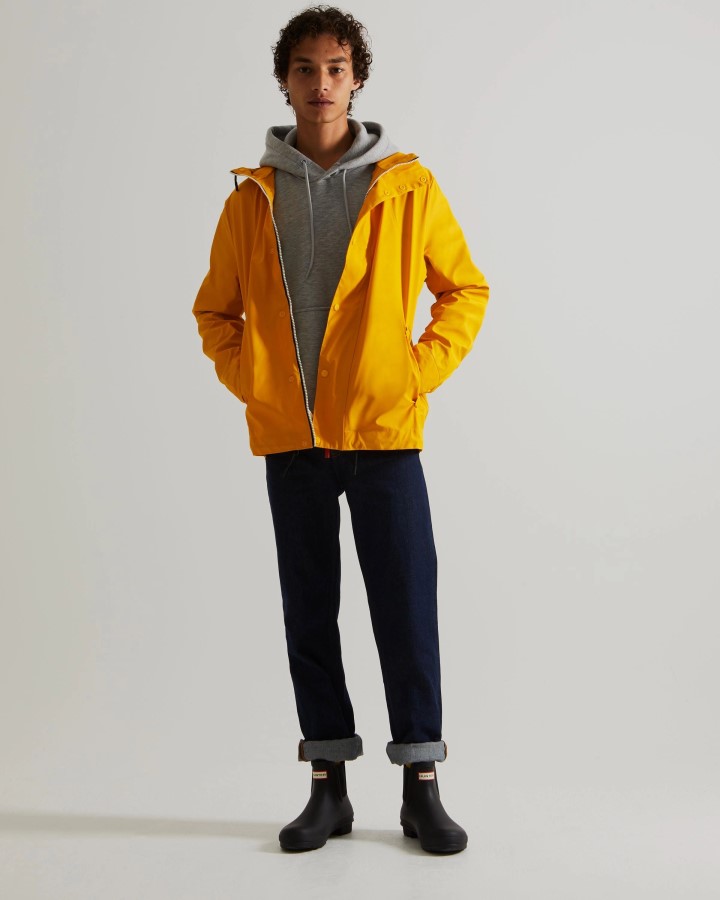Chaqueta Impermeable Ligera Hunter Hombre Amarilla