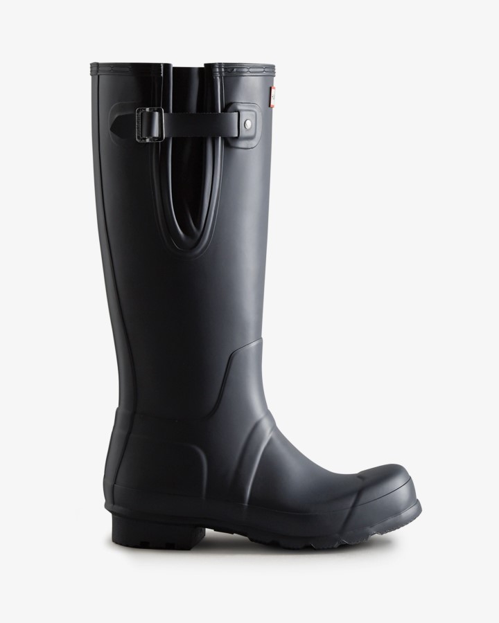 Hunter - Botas De Agua Altas Ajustables A Los Lados Para Hombre, Color Azul Marino