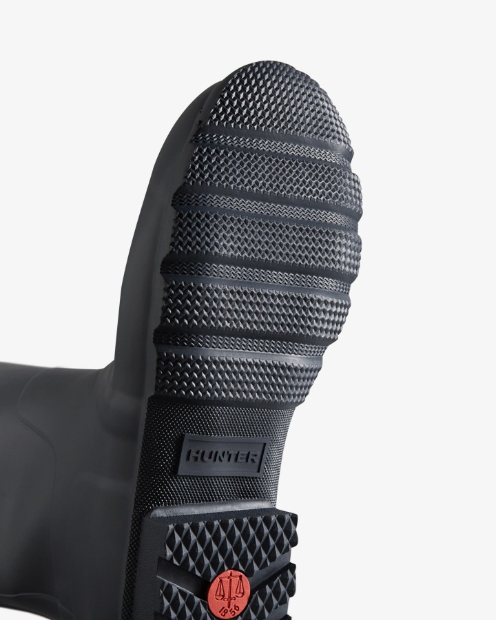 Hunter - Botas De Agua Altas Ajustables A Los Lados Para Hombre, Color Azul Marino