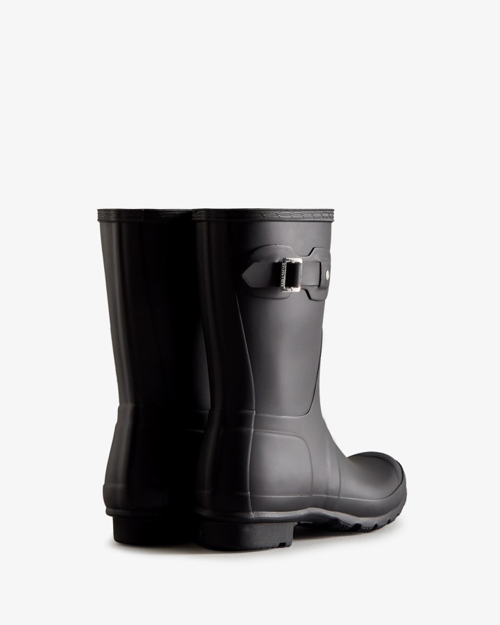 Botas De Agua Cortas Originales Mujer Hunter Negras
