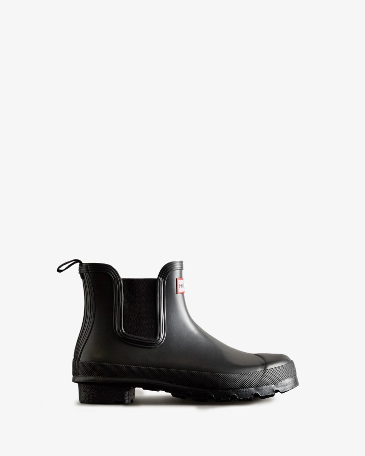 Botas Hunter Mujer Nebula Chelsea Negras