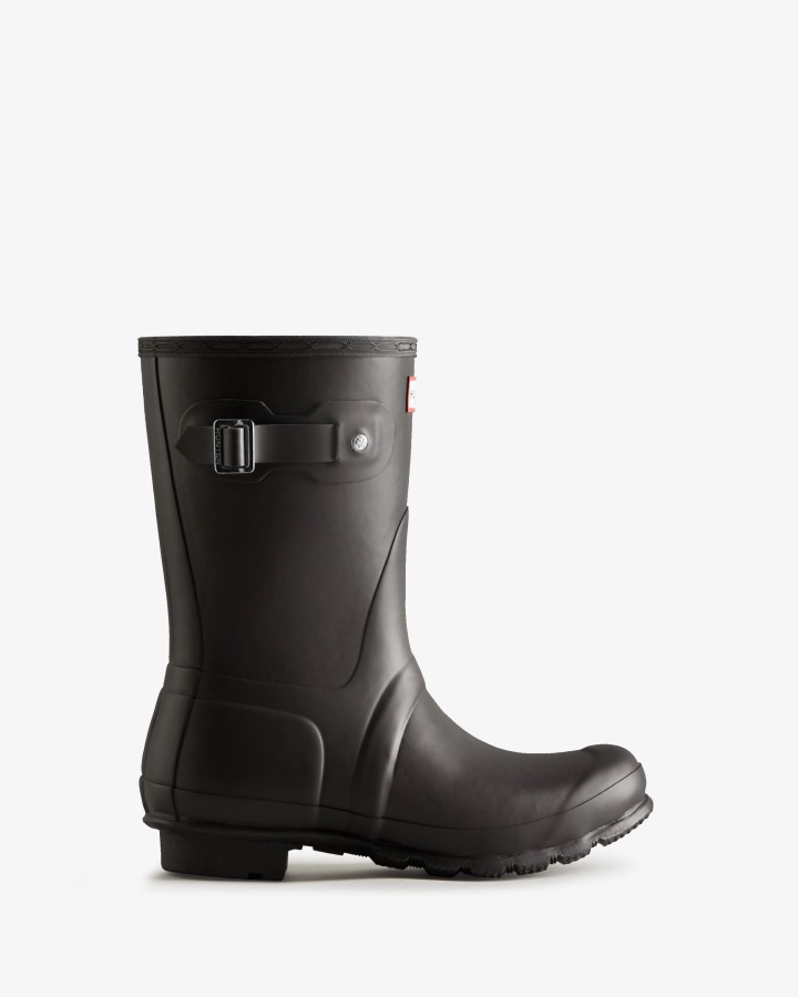 Botas De Agua Cortas Con Aislamiento Para Mujer Hunter Negras