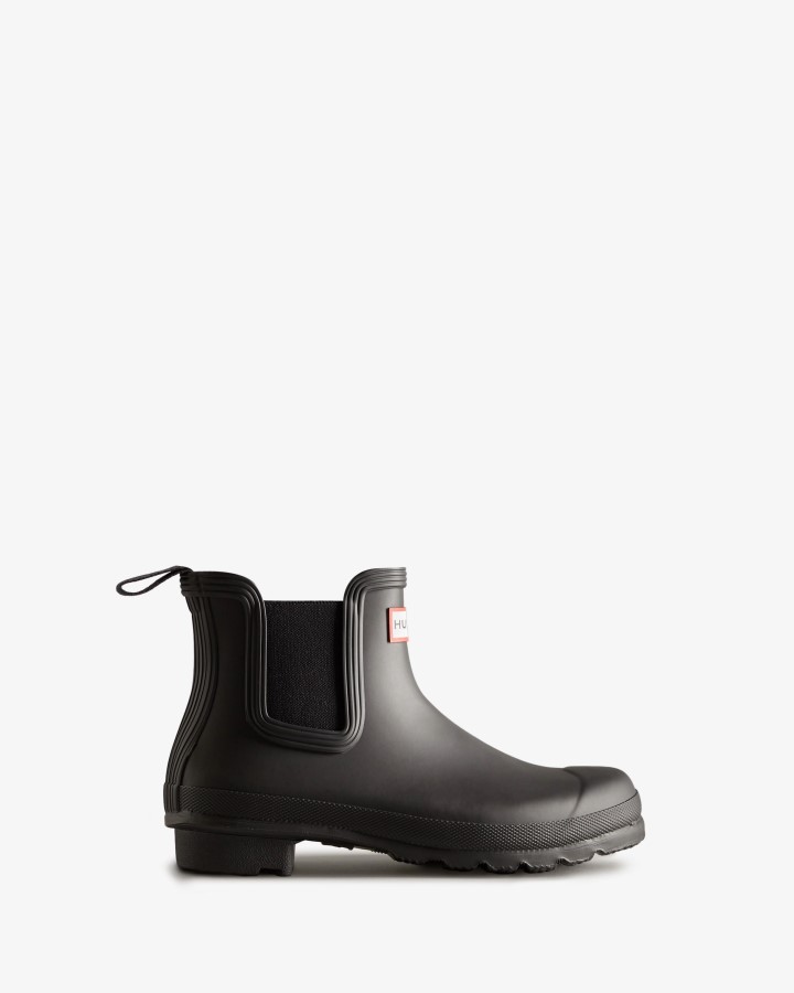 Botas Chelsea Originales Mujer Hunter Negras