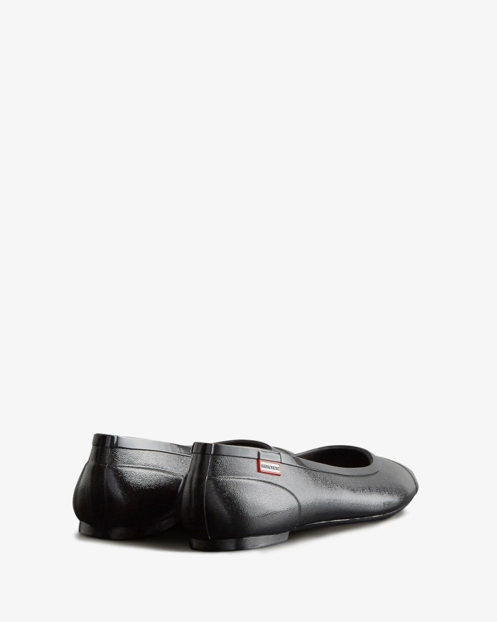 Bailarinas Hunter Mujer Tour Gloss Negro