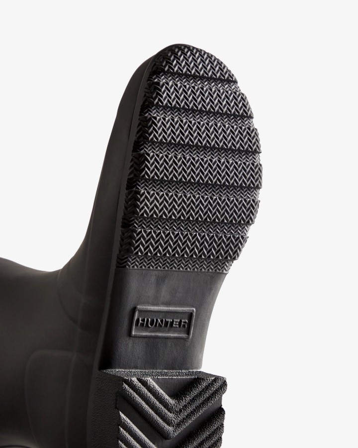 Botas De Agua Cortas Y Plegables Para Mujer Hunter Tour Negro