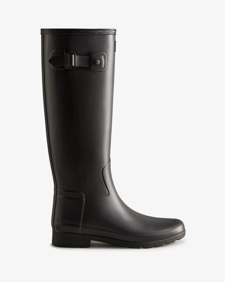 Botas De Agua Hunter Slim Fit Mujer Negras