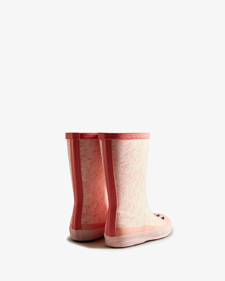 Botas De Agua Hunter Kids First (18 Meses-8 Años) Polar Bear Rosa Sal