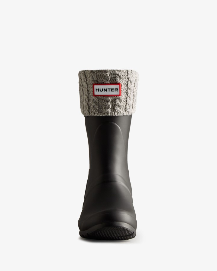 Mini Calcetines De Bota Cortos De Cazador Con Puño De Punto De Ochos Reciclados