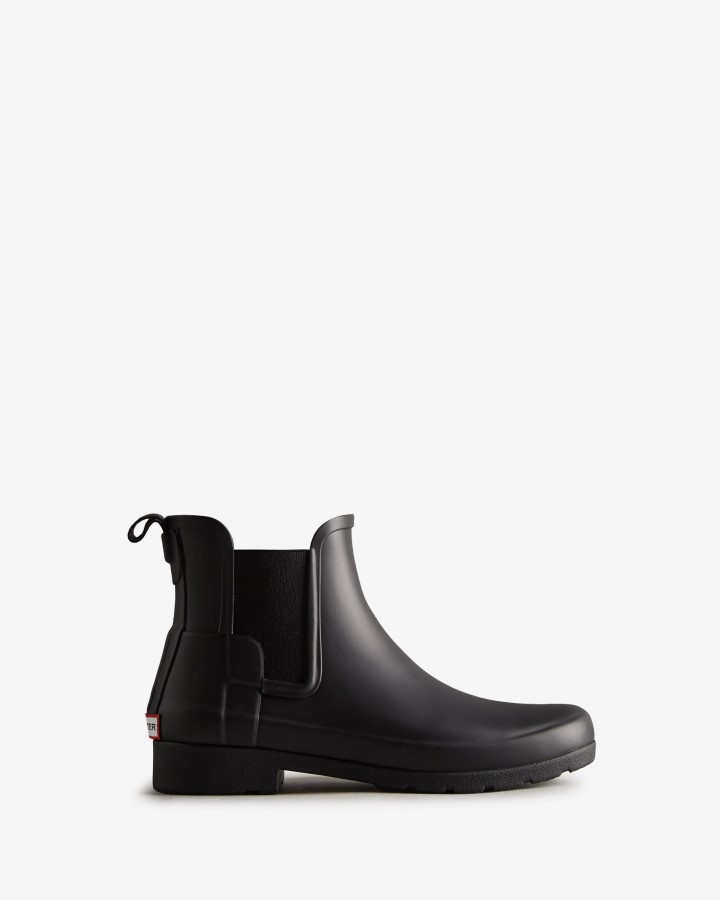 Botas Chelsea De Mujer Hunter Slim Fit Negras
