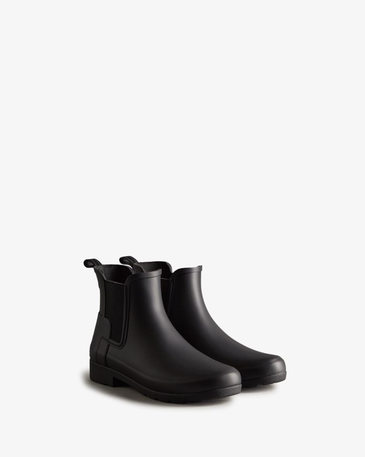 Botas Chelsea De Mujer Hunter Slim Fit Negras