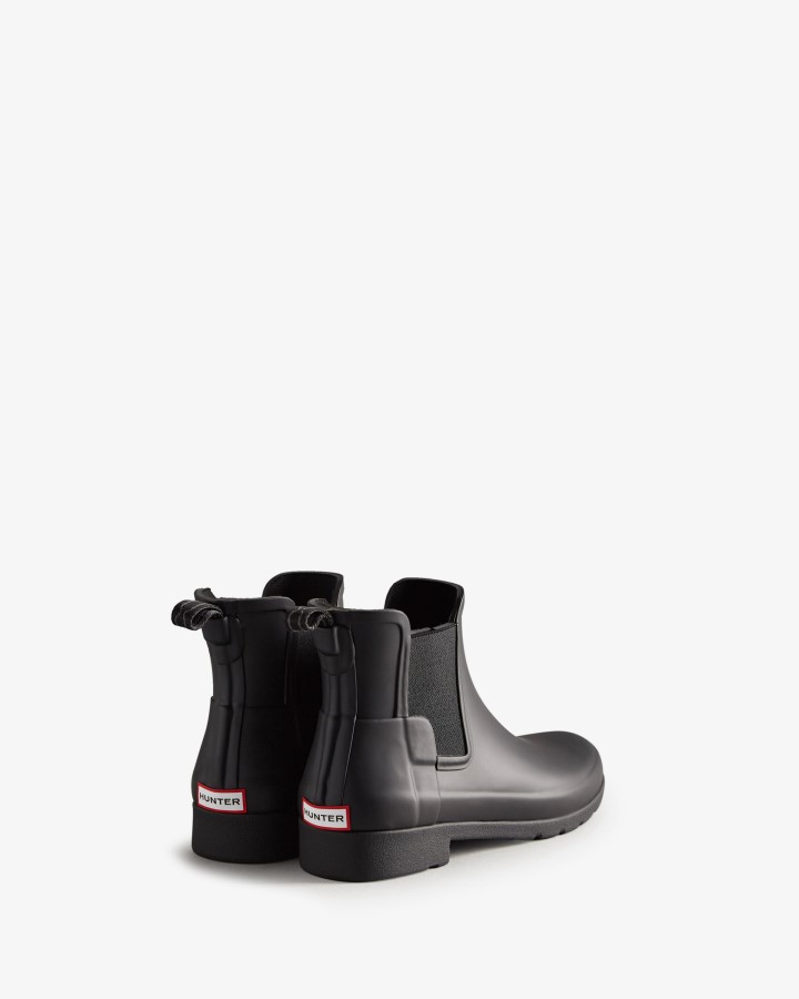 Botas Chelsea De Mujer Hunter Slim Fit Negras