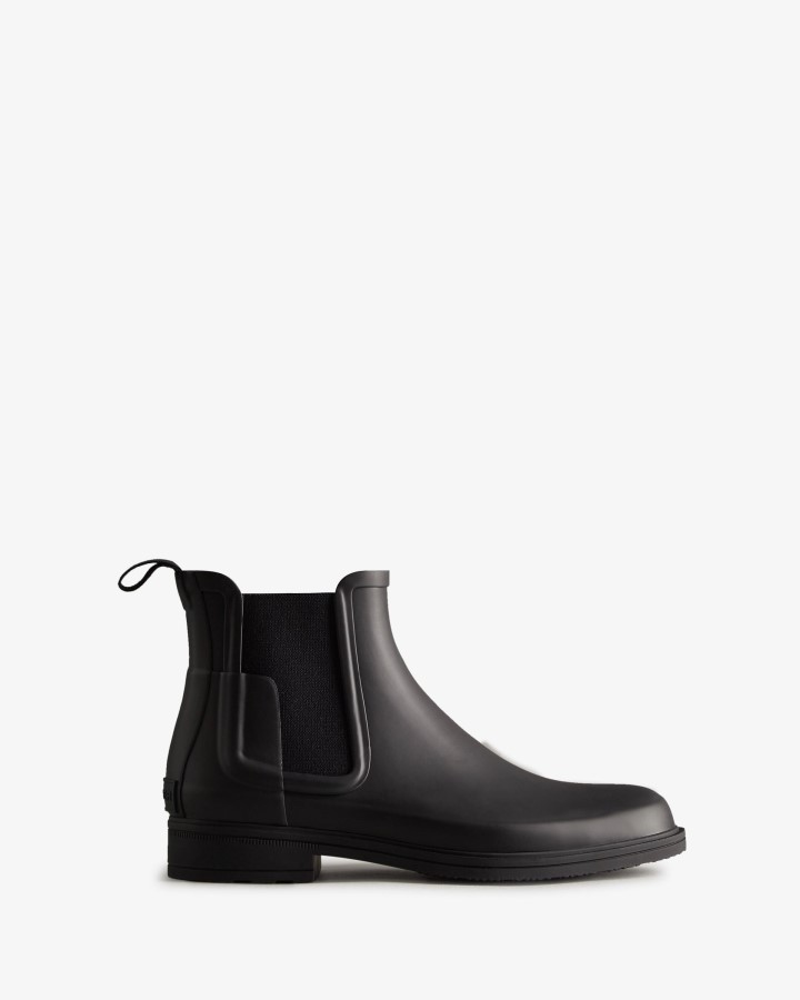 Botas Chelsea De Corte Slim Para Hombre Hunter Negras