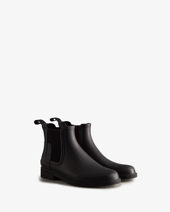 Botas Chelsea De Corte Slim Para Hombre Hunter Negras