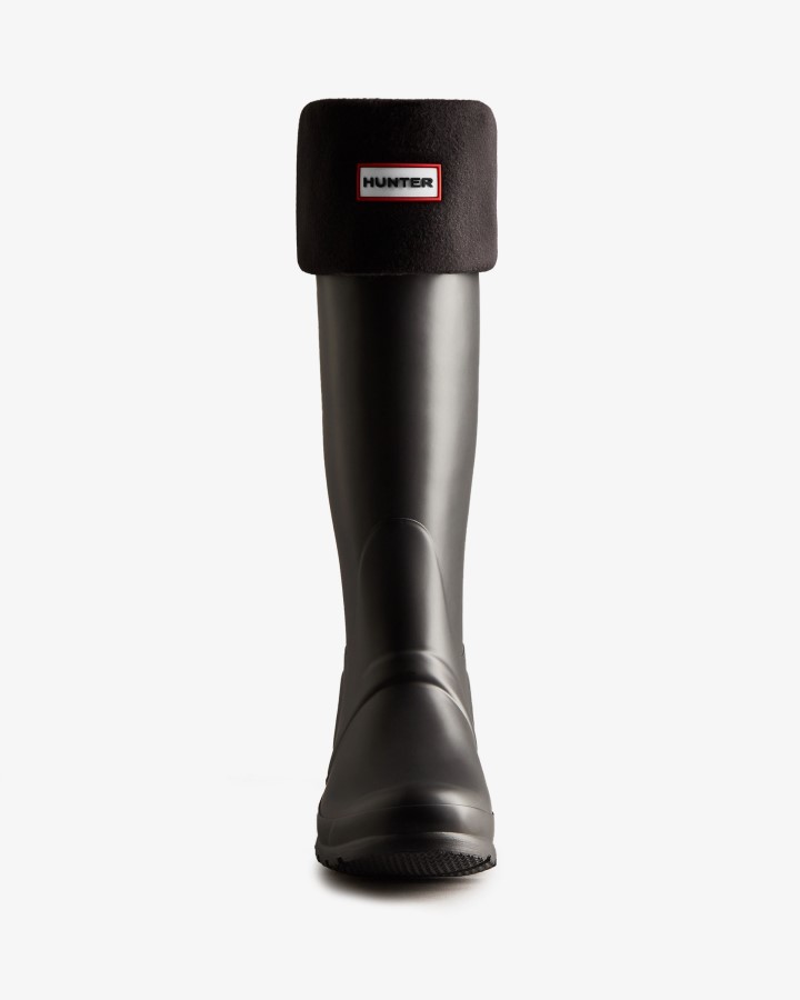 Calcetines Anchos Para Botas Altas Con Puños De Polar Reciclado De Hunter