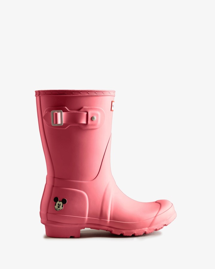 Botas De Agua Cortas Mujer Hunter Disney Rosa Shiver