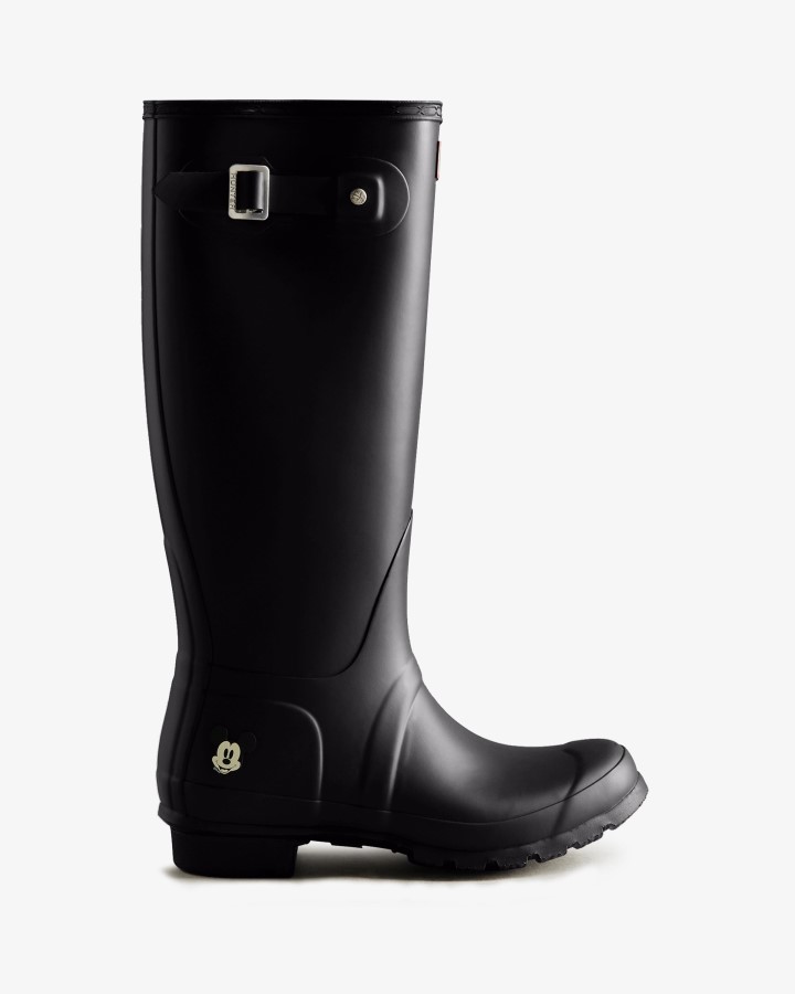 Botas De Agua Hunter Mujer Disney Altas Negras