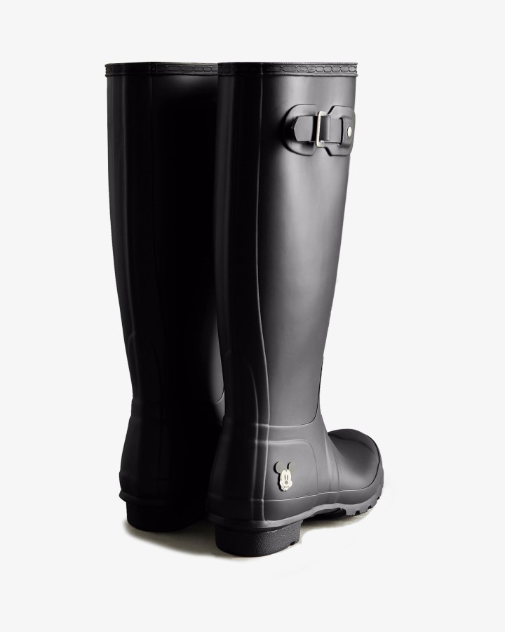 Botas De Agua Hunter Mujer Disney Altas Negras
