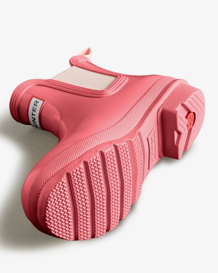 Botas Chelsea Hunter Mujer Original Gloss Rosa Shiver-salt Pink