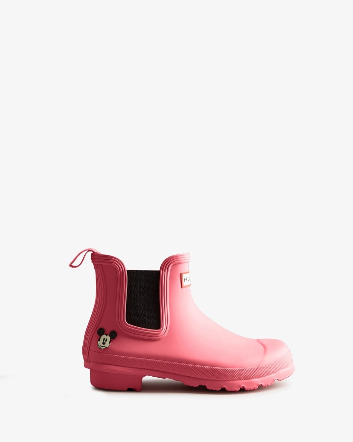 Botas Hunter Mujer Disney Chelsea Rosa Shiver