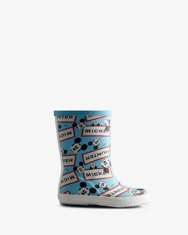 Botas De Lluvia Hunter Kids First (18 Meses-8 Años) Disney Borealis Azul