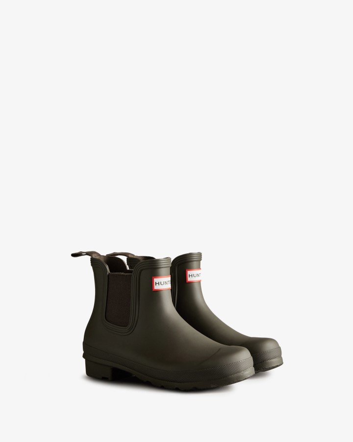 Botas Chelsea Originales Mujer Hunter Chocolate Amargo
