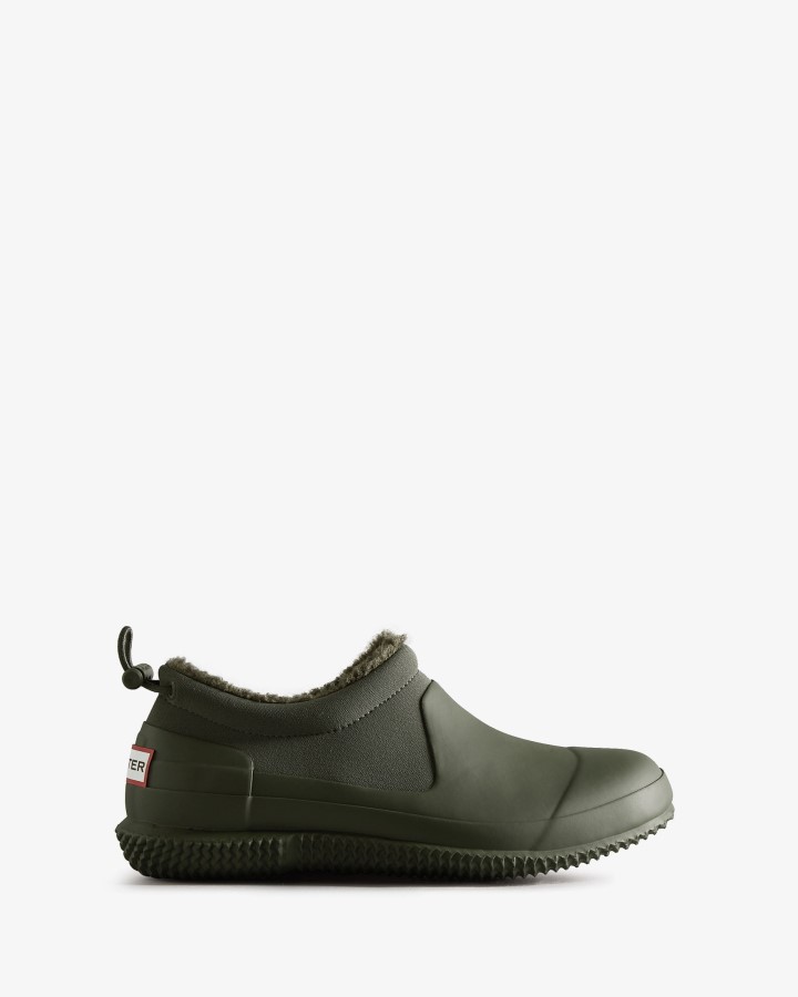Hunter Zapato De Piel De Oveja Vegana Con Aislamiento Para Mujer Oliva Oscuro