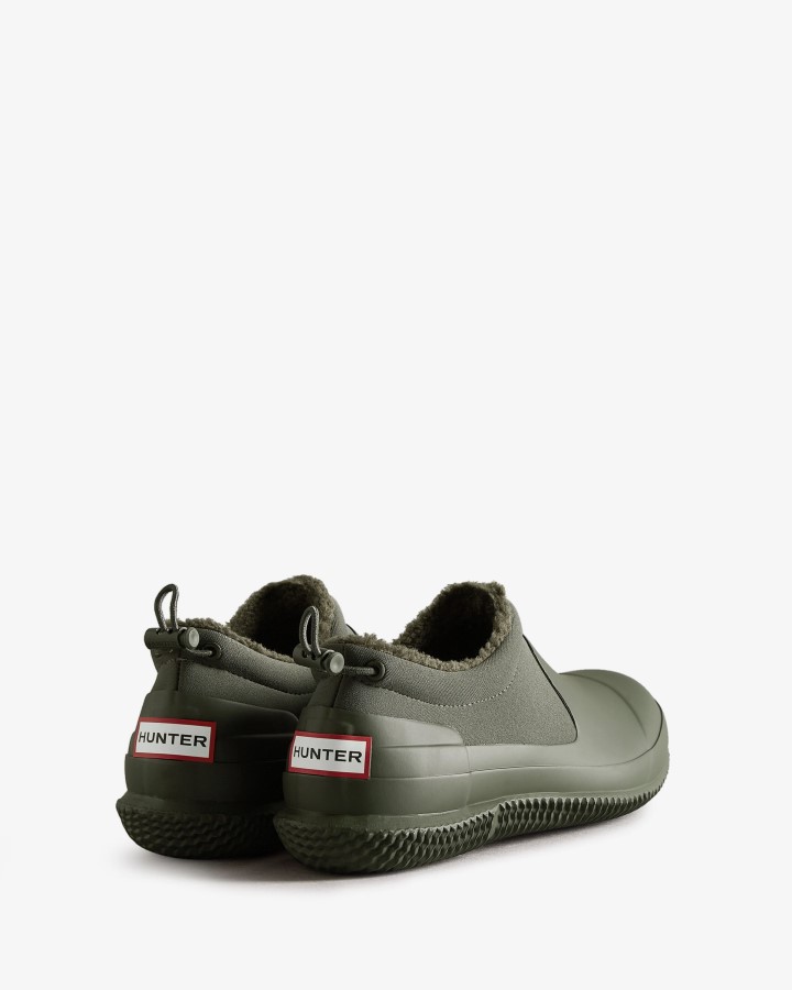 Hunter Zapato De Piel De Oveja Vegana Con Aislamiento Para Mujer Oliva Oscuro